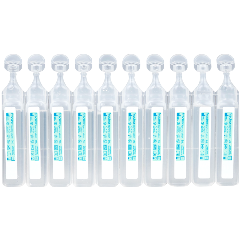 Dung dịch nước muối ưu trương Fysoline 5ml giảm ngạt mũi, khô mũi (20 ống)