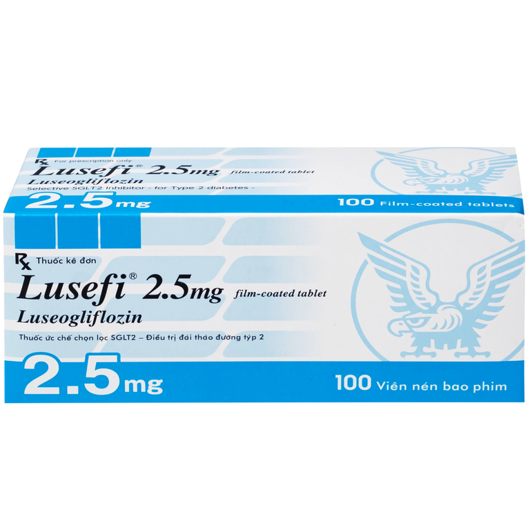 Thuốc Lusefi 2.5mg Taisho điều trị bệnh đái tháo đường tuýp 2 (10 vỉ x 10 viên)