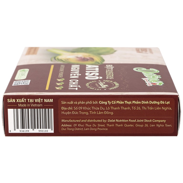 Bột Atisô nguyên chất Datino (3g x 15 gói)