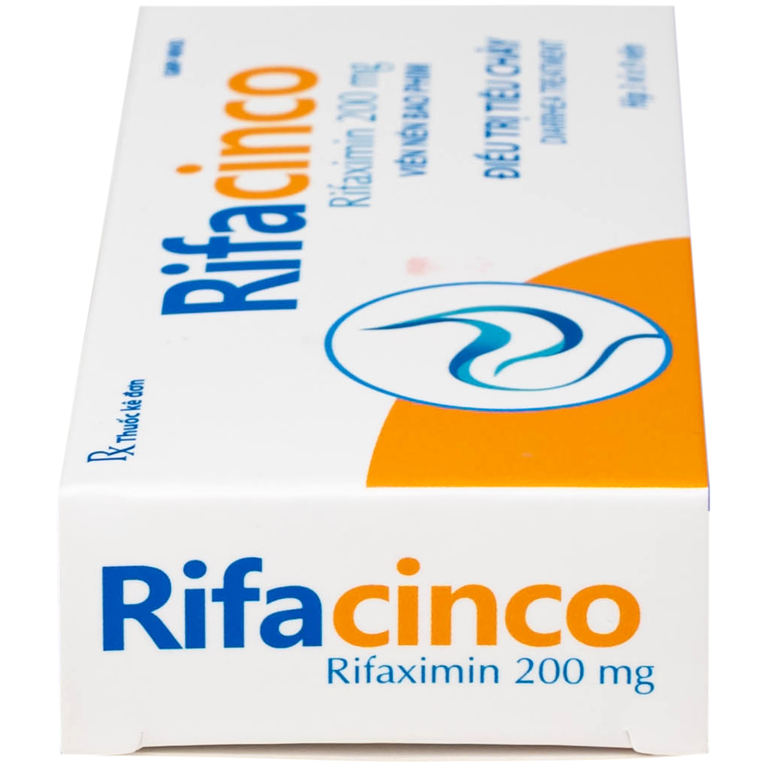Thuốc Rifacinco 200mg Hà Nam điều trị tiêu chảy du lịch do E. coli không xâm nhập (3 vỉ x 9 viên)