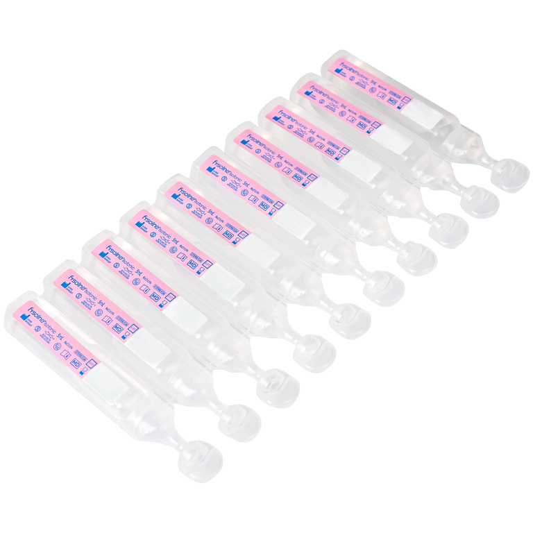 Dung dịch nước muối sinh lý không chất bảo quản Fysoline Gifrer làm sạch mắt, mũi (40 ống)