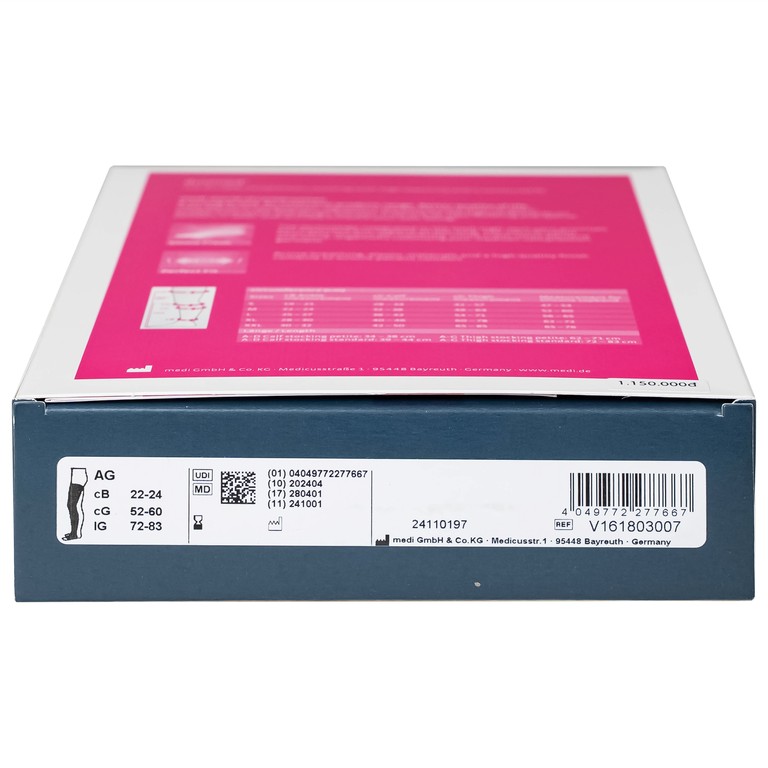 Vớ đùi y khoa Medi Duomed size M hỗ trợ điều trị giãn tĩnh mạch, phù chân, đau nhức chân (1 đôi)