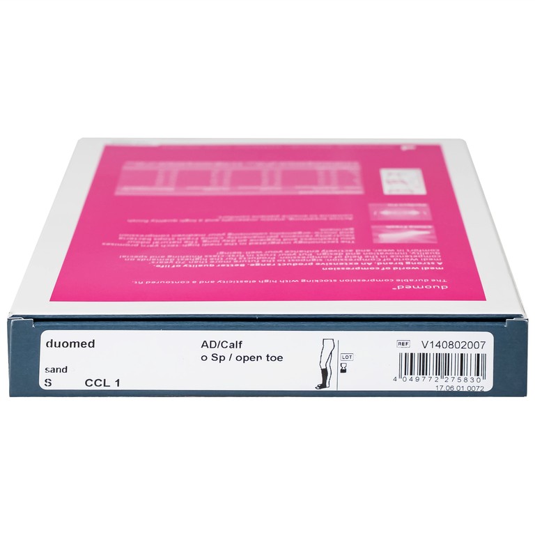 Vớ gối y khoa Duomed size S hỗ trợ điều trị suy tĩnh mạch, phù chân, đau nhức chân