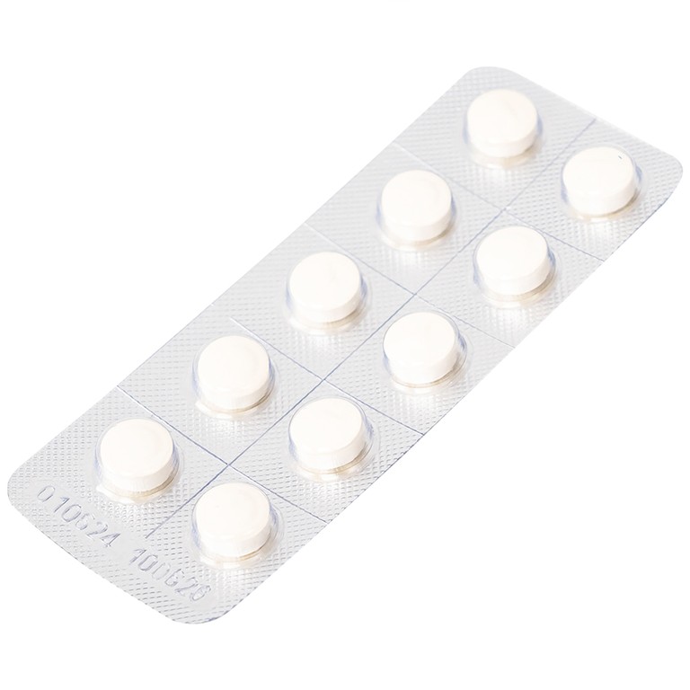 Thuốc Rebamipid 100 DHG điều trị loét dạ dày (5 vỉ x 10 viên)