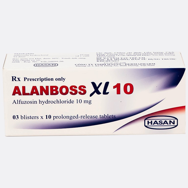 Thuốc AlanBoss XL 10 Hasan điều trị các triệu chứng của phì đại tuyến tiền liệt lành tính (3 vỉ x 10 viên)
