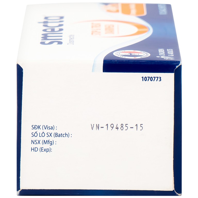 Thuốc bột pha hỗn dịch uống Smecta Ipsen hương cam & vani điều trị tiêu chảy, bảo vệ niêm mạc tiêu hoá (10 gói)