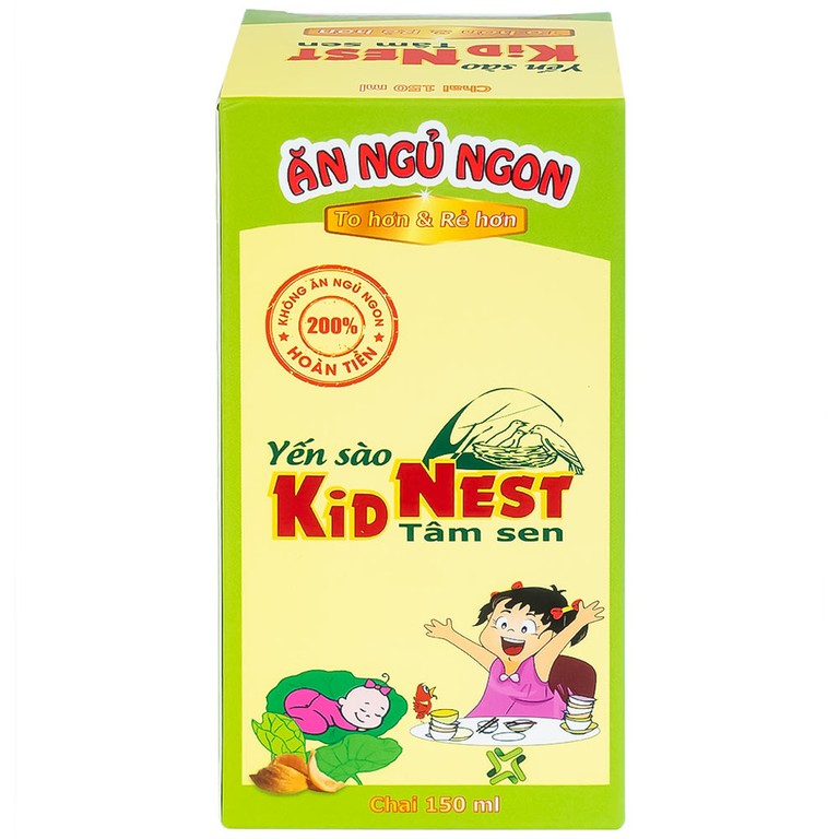 Yến sào Kid Nest Tâm Sen Good Health bổi bổ sức khỏe, tăng thể trạng cho trẻ (150ml) 