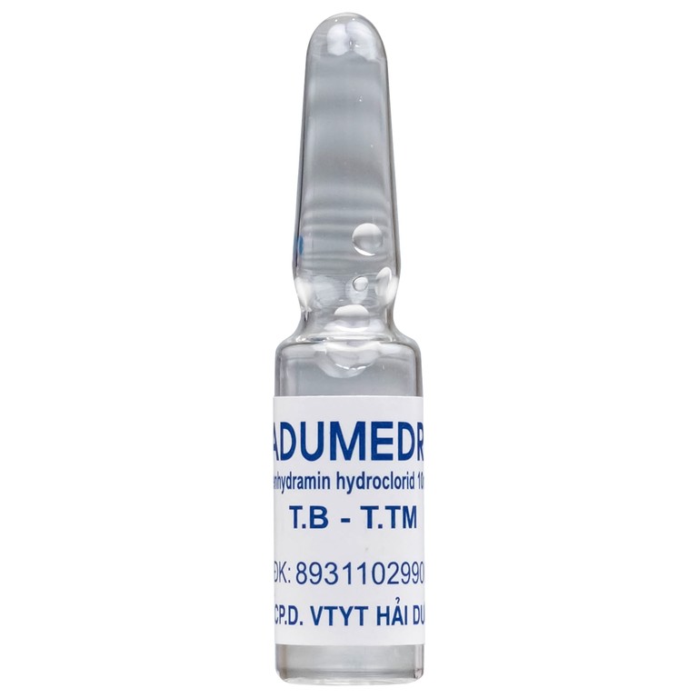 Thuốc Hadumedrol 10mg/ml Hdpharma giúp chống buồn nôn hoặc chóng mặt (100 ống x 1ml)