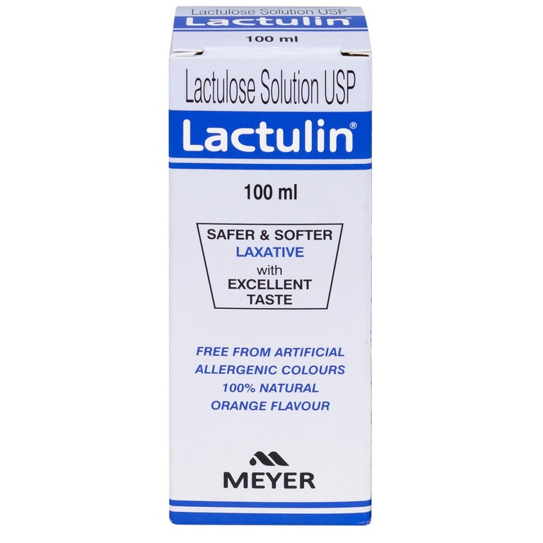 Thuốc Lactulin 10g Meyer giúp dự phòng và điều trị bệnh não do gan, táo bón mạn tính (100ml)