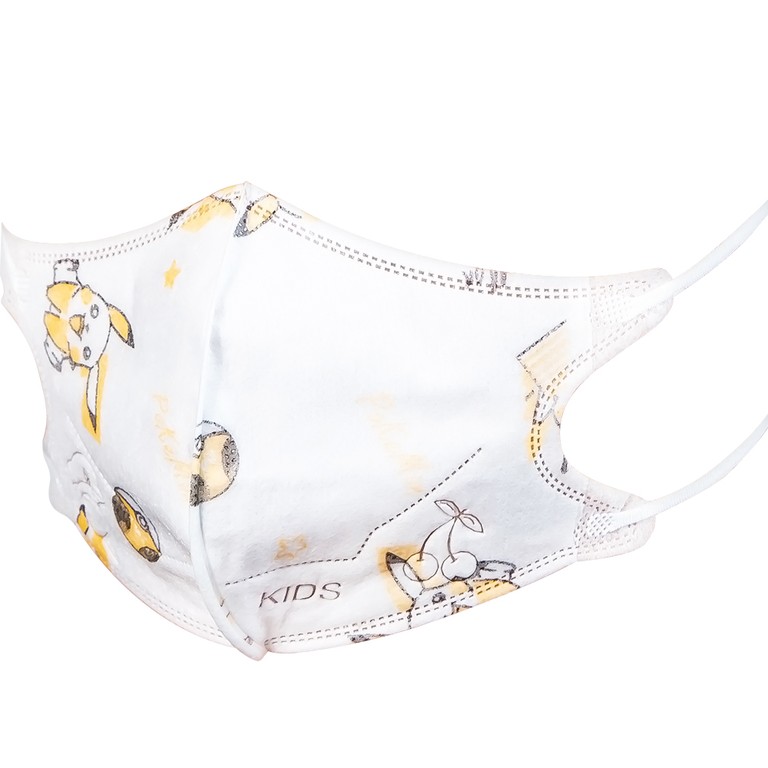 Khẩu trang 3D trẻ em Dolphin Mask 4 lớp ngăn giọt bắn, vi khuẩn, khói bụi (10 cái)