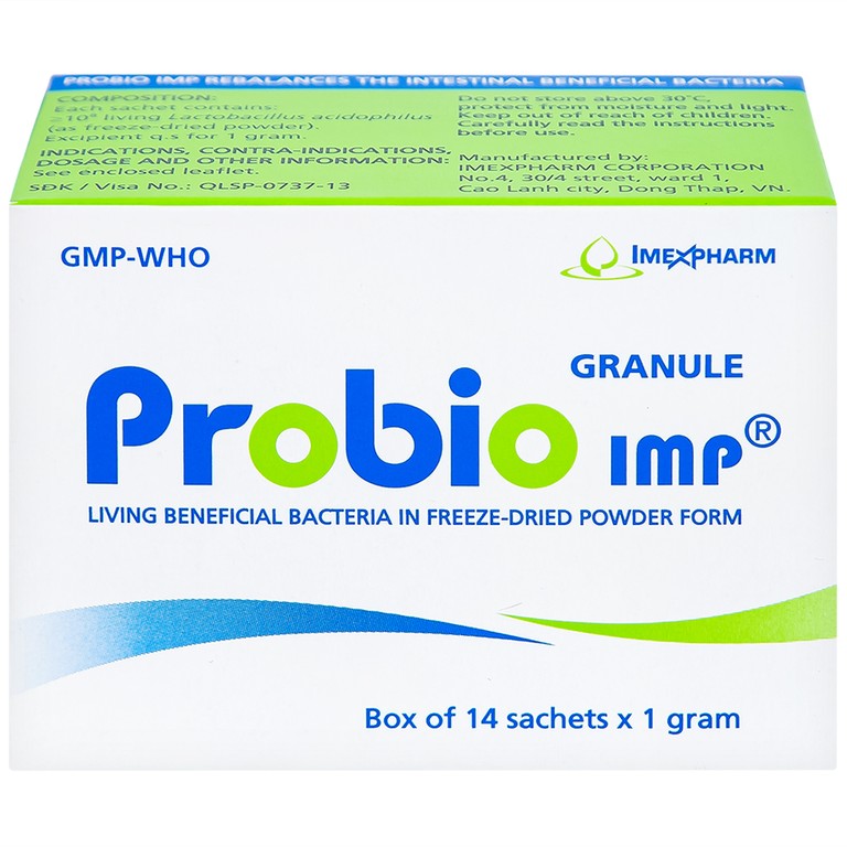Thuốc cốm Probio IMP bổ sung vi khuẩn có ích ở ruột (14 gói x 1g)