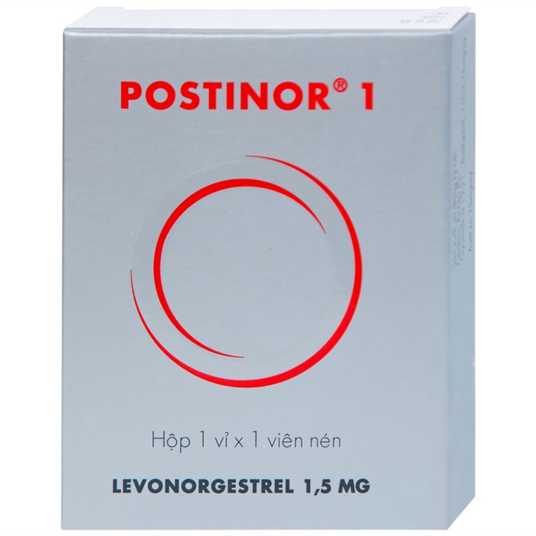 Thuốc Postinor 1 Gedeon dùng tránh thai khẩn cấp trong vòng 72 giờ sau giao hợp (1 viên)
