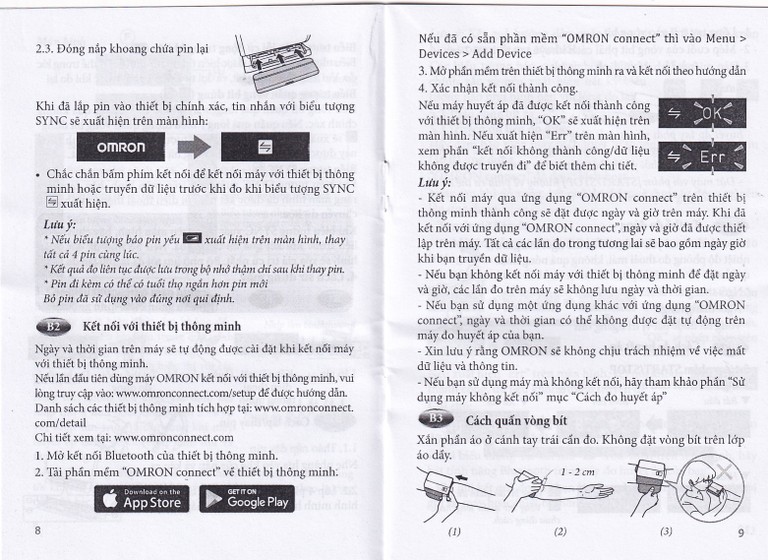 Máy đo huyết áp bắp tay cao cấp không dây Omron HEM-7600T