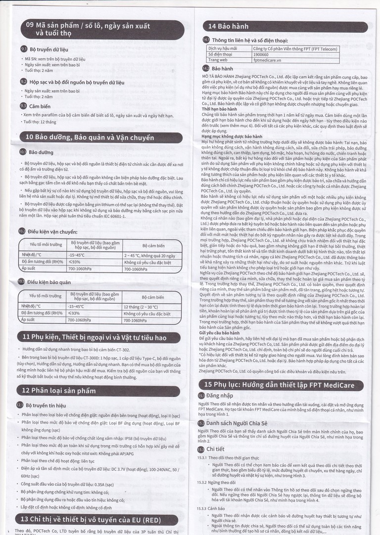 Bộ cảm biến máy đo đường huyết liên tục 3P cho bệnh nhân mắc bệnh tiểu đường