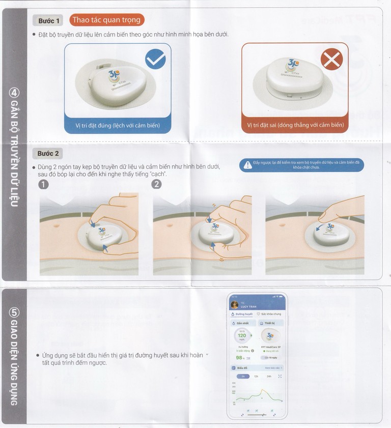 Bộ truyền dữ liệu máy đo đường huyết liên tục 3P