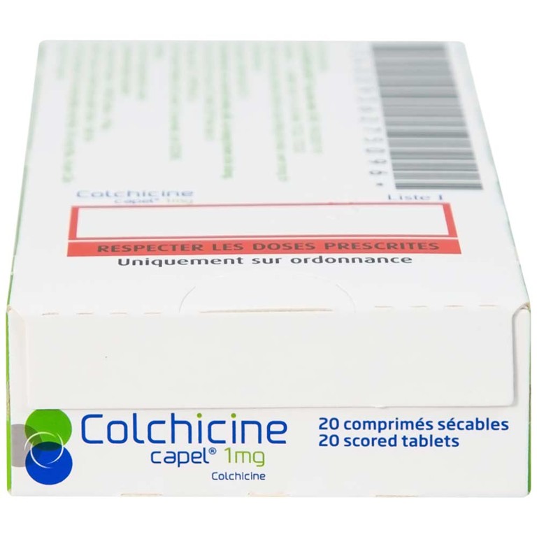 Thuốc Colchicine Capel 1mg Mayoly Spindler phòng ngừa và điều trị cơn gút cấp (20 viên)