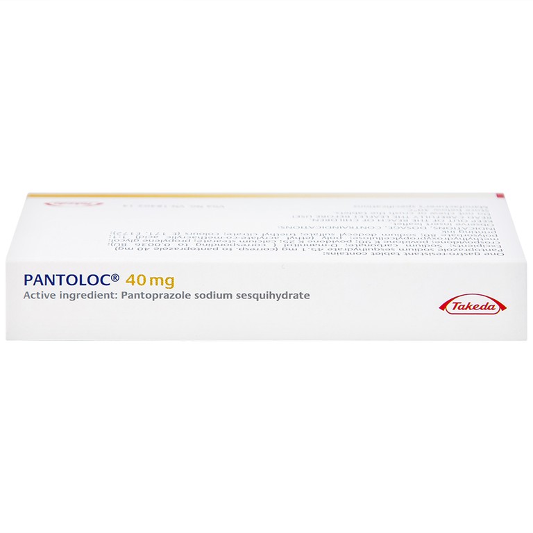 Viên nén Pantoloc 40mg Takeda điều trị viêm thực quản trào ngược (1 vỉ x 7 viên) 