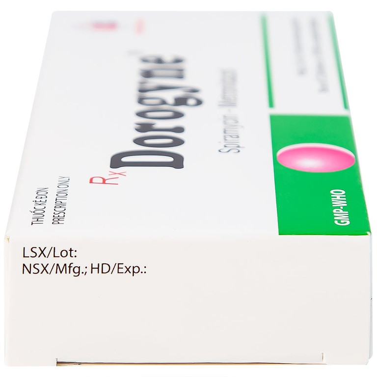 Thuốc Dorogyne Domesco điều trị các bệnh nhiễm khuẩn răng miệng cấp và mạn tính (2 vỉ x 10 viên)