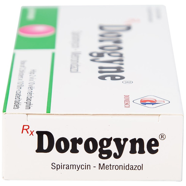 Thuốc Dorogyne Domesco điều trị các bệnh nhiễm khuẩn răng miệng cấp và mạn tính (2 vỉ x 10 viên)
