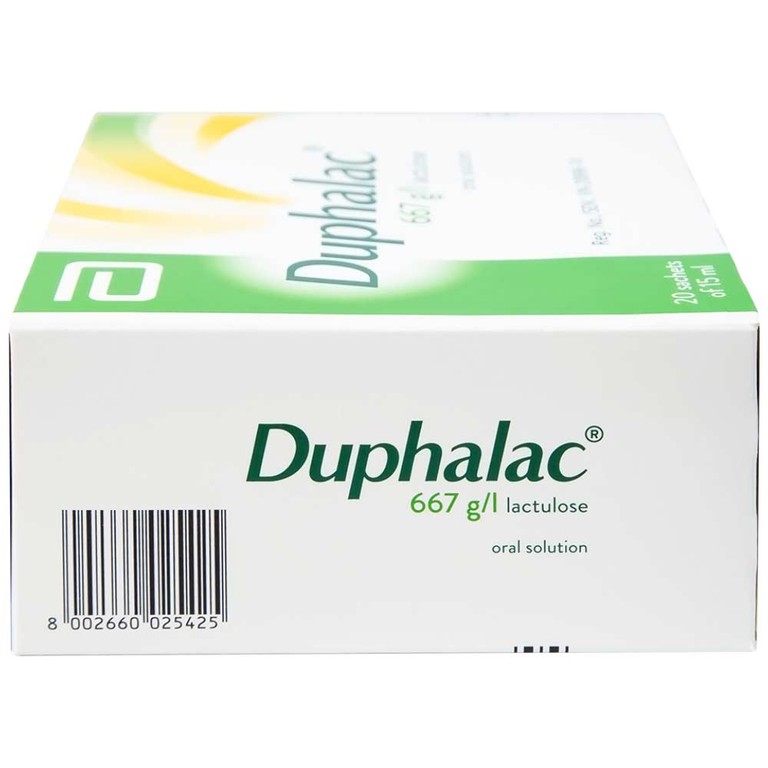 Duphalac (Lactulose) điều trị táo bón hiệu quả và tăng cường lợi khuẩn ruột (20 gói x 15ml)