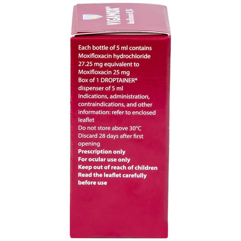 Thuốc nhỏ mắt Vigamox Alcon điều trị viêm kết mạc (5ml)