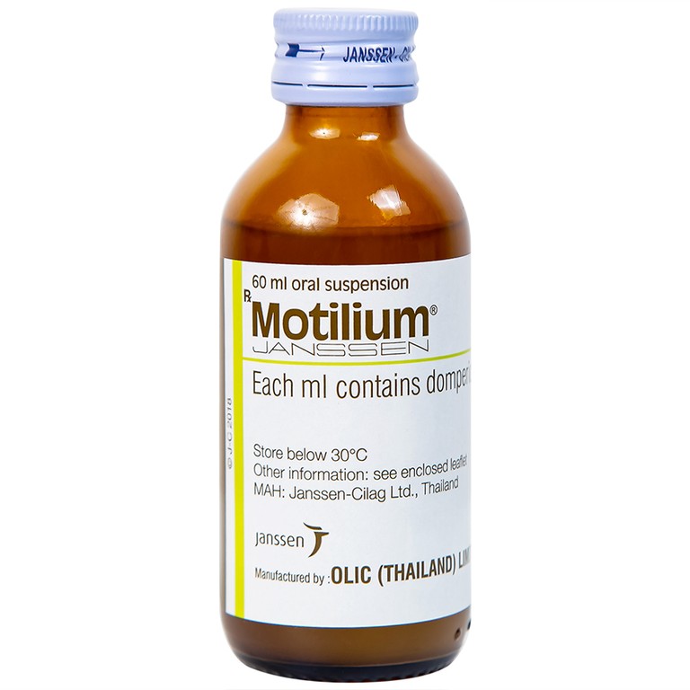 Hỗn dịch uống Motilium Janssen điều trị triệu chứng nôn và buồn nôn (60ml)