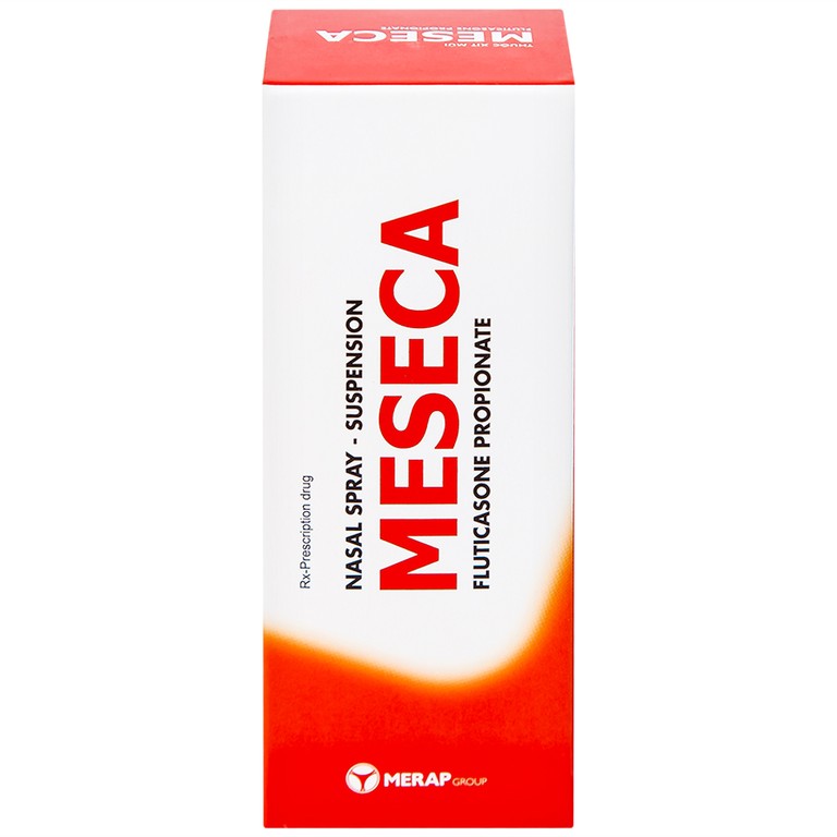 Thuốc xịt mũi Meseca Merap điều trị và dự phòng viêm mũi dị ứng (60 liều)