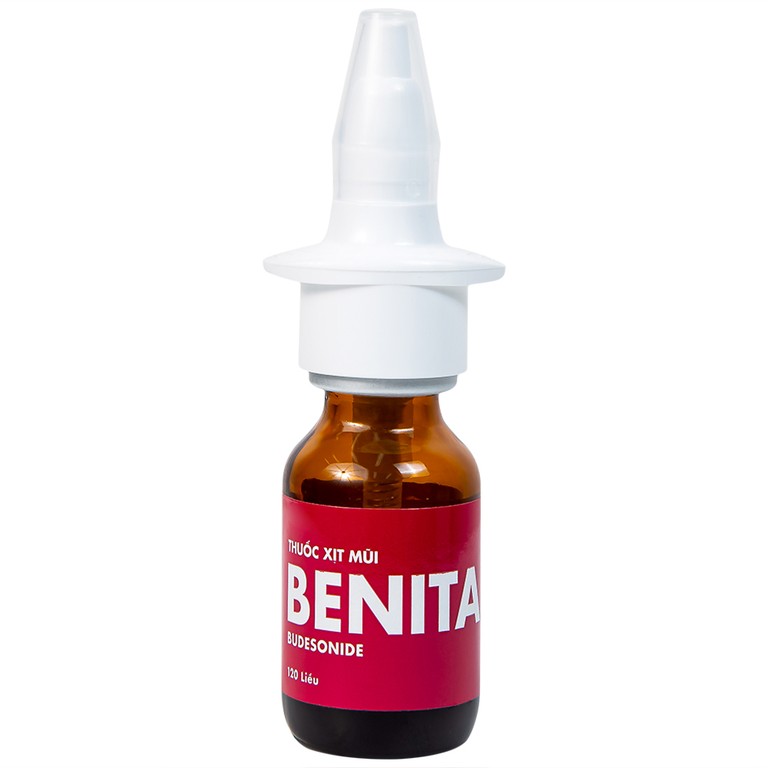 Thuốc xịt mũi Benita Merap điều trị viêm mũi dị ứng, polyp mũi (120 liều)