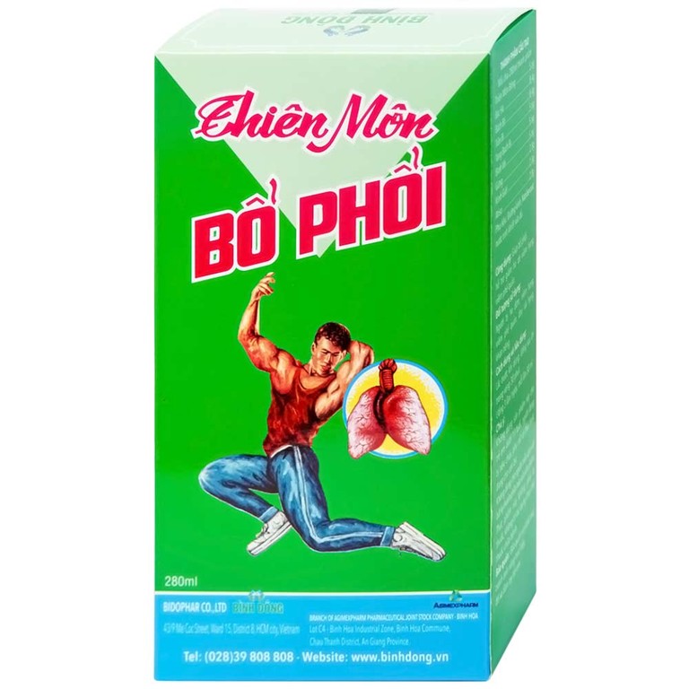 Dung dịch Thiên Môn Bổ Phổi Bình Đông giúp giảm ho, bổ phổi (280ml)