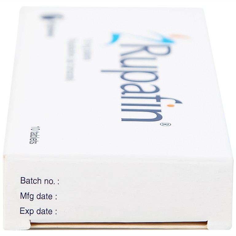 Thuốc Rupafin 10mg Hyphens điều trị viêm mũi dị ứng, nổi mày đay (1 vỉ x 10 viên)
