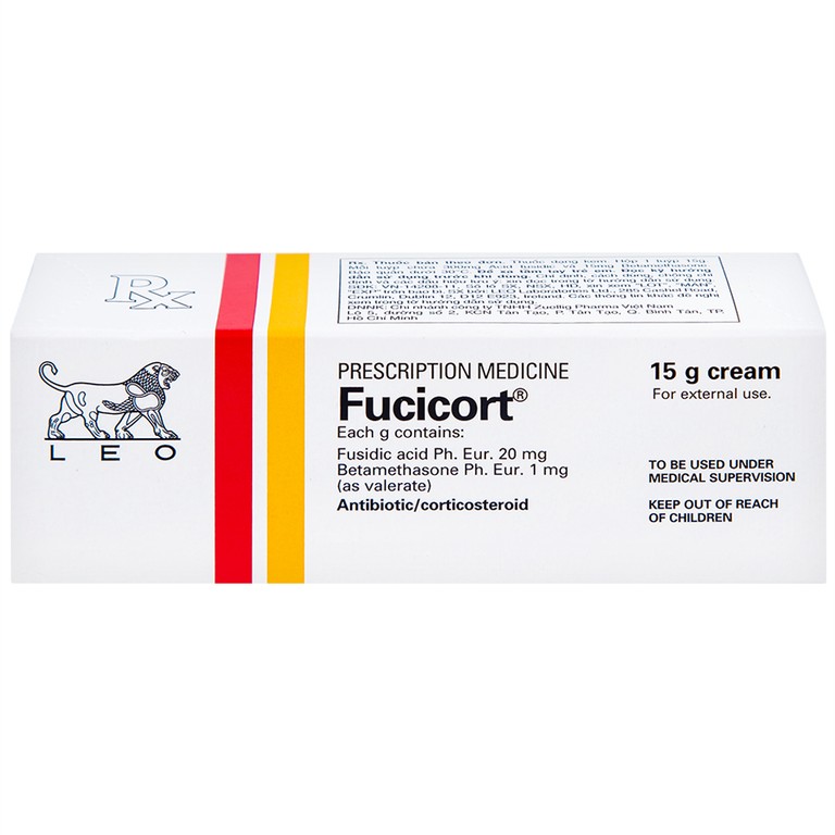 Kem Fucicort LEO điều trị viêm da nhiễm khuẩn (15g)