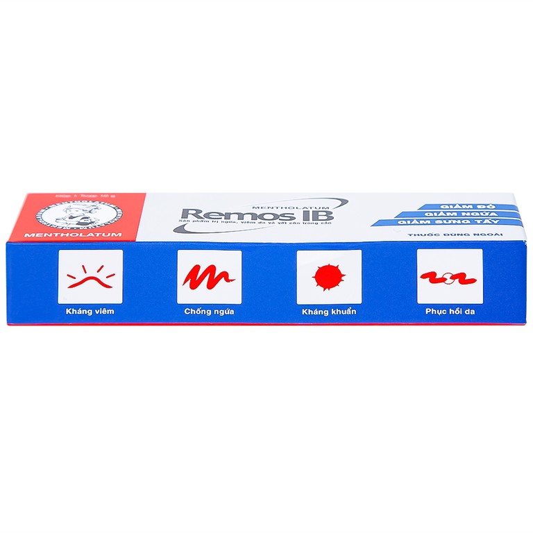 Gel Remos IB trị ngứa, viêm da và vết côn trùng cắn (10g)