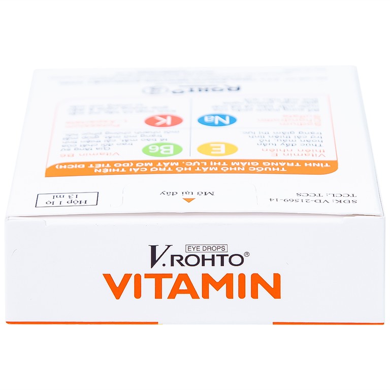 Thuốc nhỏ mắt V.Rohto Vitamin hỗ trợ cải thiện tình trạng giảm thị lực, mắt mờ (13ml)