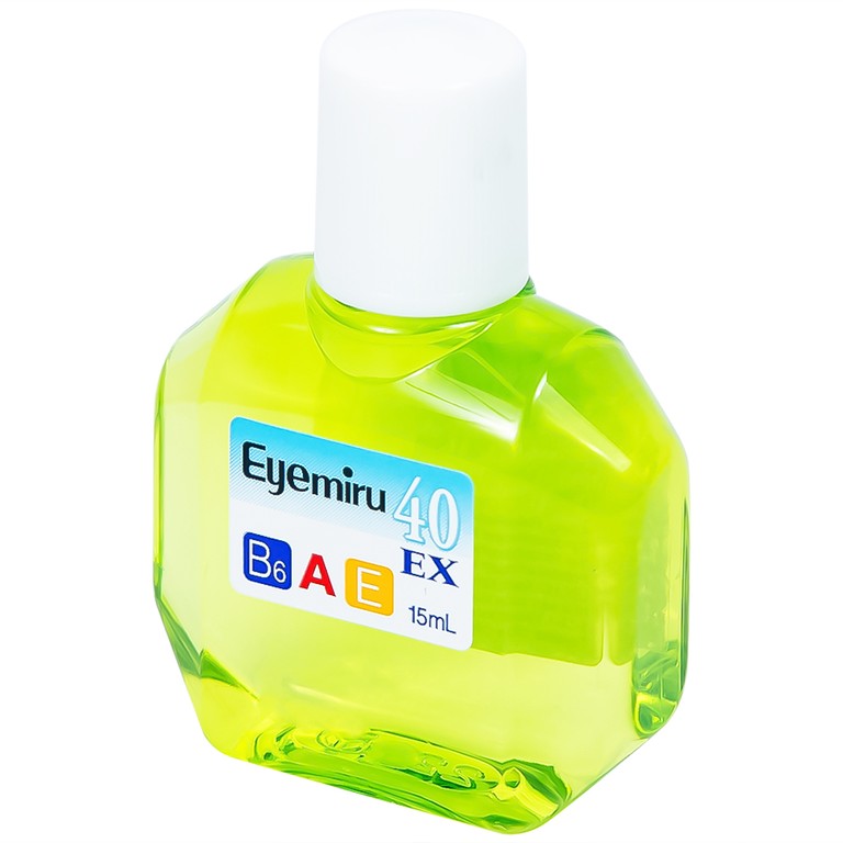 Thuốc nhỏ mắt Eyemiru 40 EX điều trị căng mắt, xung huyết kết mạc (15ml)