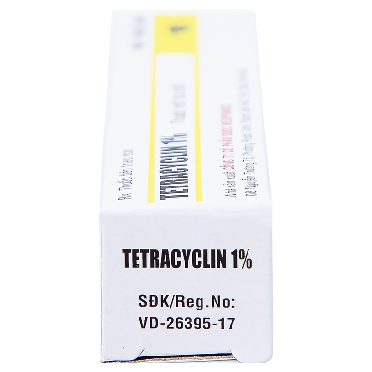 Thuốc mỡ tra mắt Tetracyclin 1% Medipharco điều trị đau mắt hột (5g)