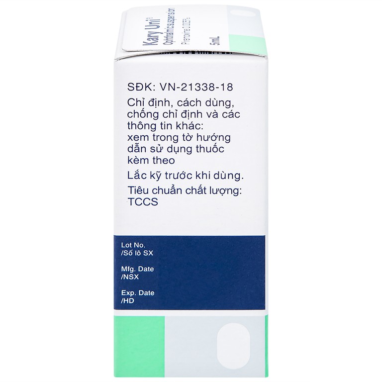 Thuốc nhỏ mắt Kary Uni Santen điều trị đục thủy tinh thể mới phát (5ml)