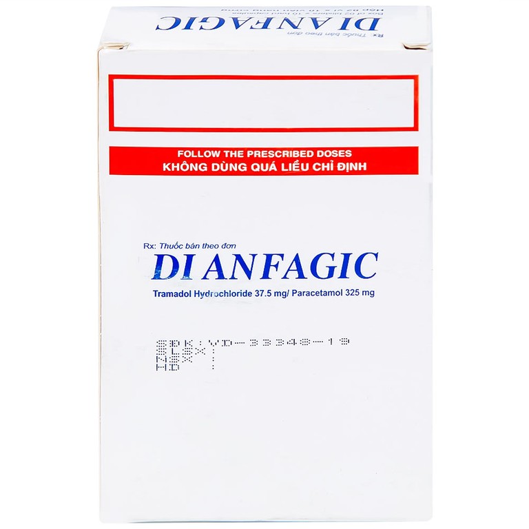 Thuốc Dianfagic Minh Hải giảm đau trung bình hoặc đau nặng (20 viên)