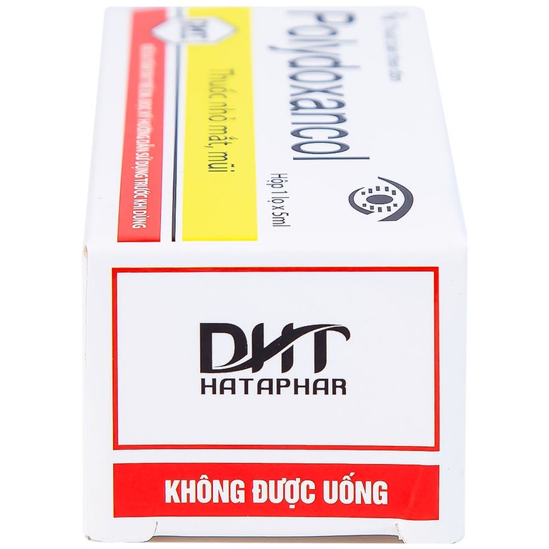 Thuốc nhỏ mắt, mũi Polydoxancol Hataphar điều trị viêm nhiễm mắt và mũi (5ml)