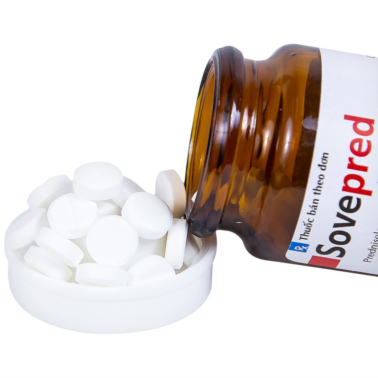 Viên sủi Sovepred Mekophar điều trị viêm khớp dạng thấp, lupus ban đỏ toàn thân (30 viên) 