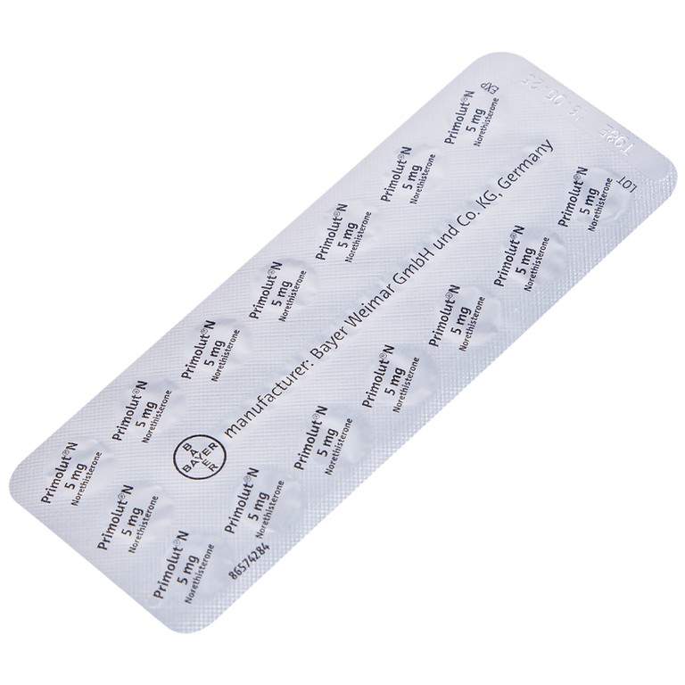 Thuốc Primolut N Bayer điều trị xuất huyết do rối loạn chức năng, vô kinh (2 vỉ x 15 viên)