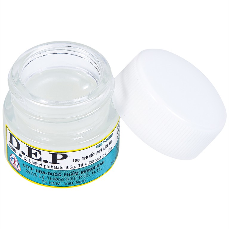 Thuốc mỡ bôi da D.E.P Mekophar điều trị ghẻ ngứa (10g)