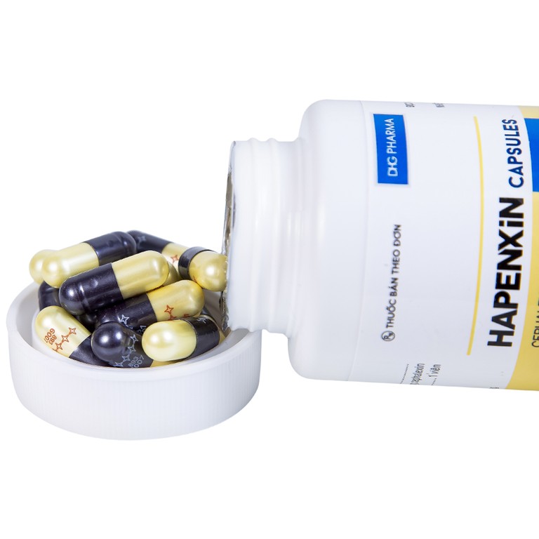 Thuốc Hapenxin Capsules DHG điều trị nhiễm khuẩn (100 viên)