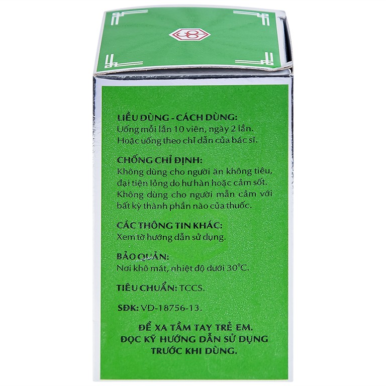 Thuốc Hoàn Lục Vị Bổ Thận Âm OPC điều trị các trường hợp tinh huyết suy kém, hoa mắt, chóng mặt (10 gói x 5g)