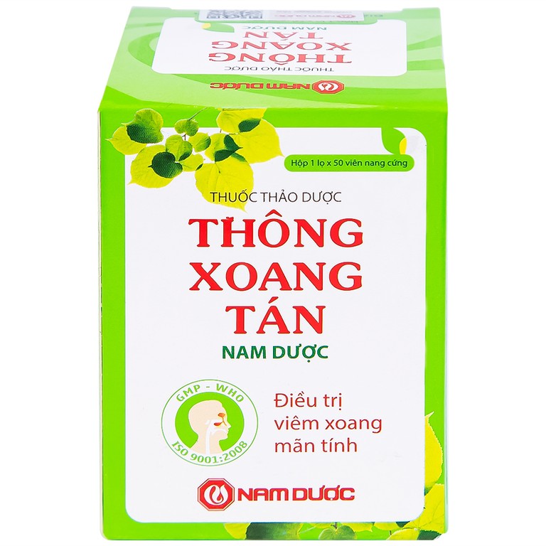 Thuốc Thông Xoang Tán Nam Dược điều trị viêm xoang mãn tính (50 viên)