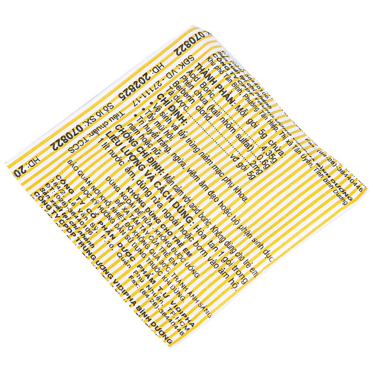 Thuốc vệ sinh phụ nữ Gynapax Vidipha hỗ trợ vệ sinh và tẩy trùng niêm mạc phụ khoa (30 gói x 5g)