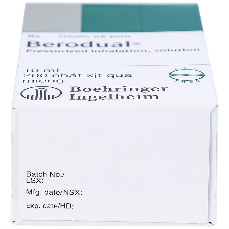 Dung dịch Berodual Boehringer hỗ trợ giãn phế quản (10ml)