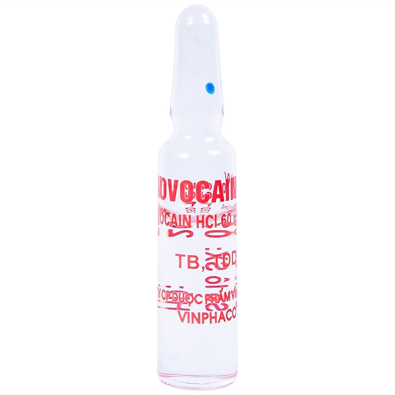 Dung dịch tiêm Novocain 3% Vinphaco gây tê tiêm thấm, gây tê vùng, gây tê tủy sống (100 ống x 2ml) 