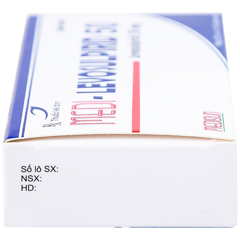 Viên nén Medi-Levosulpirid 50 Medisun điều trị tâm thần phân liệt, rối loạn tiêu hóa (3 vỉ x 10 viên)