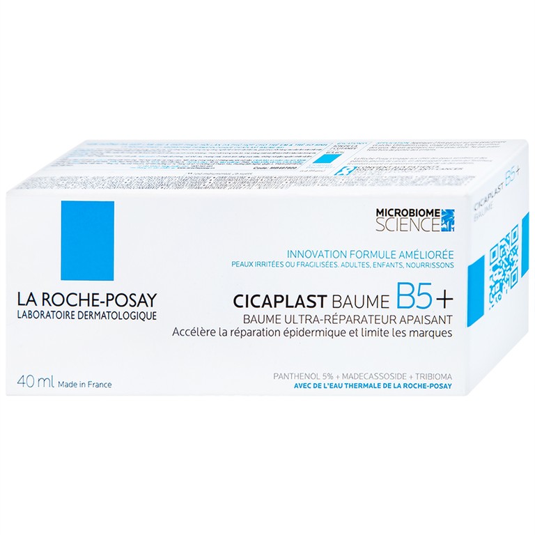 Kem dưỡng La Roche-Posay Cicaplast Baume B5+ làm dịu và phục hồi da cho trẻ em và trẻ sơ sinh (40ml)