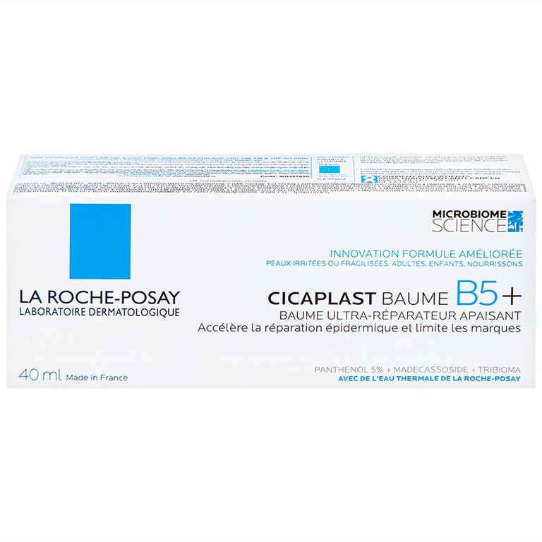 Kem dưỡng La Roche-Posay Cicaplast Baume B5+ làm dịu và phục hồi da cho trẻ em và trẻ sơ sinh (40ml)